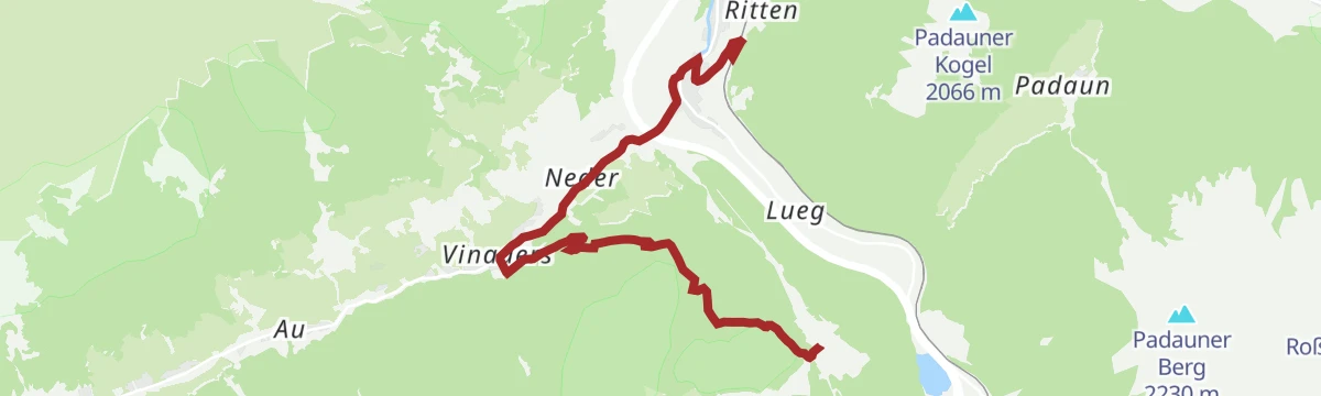 Route map: 530 Mountainbike Sattelbergalm